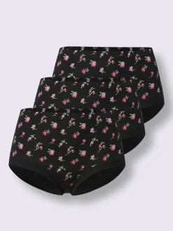 Slip taille haute imprimé mille fleurs