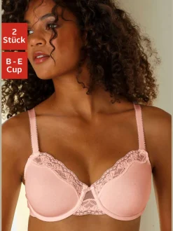 Soutien-gorge à armatures avec bonnets préformés sans coutures avec garnissage léger