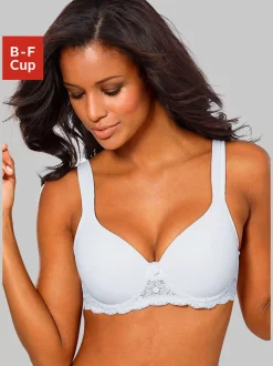 Soutien-gorge à coques avec bonnets préformés sans coutures rembourrés