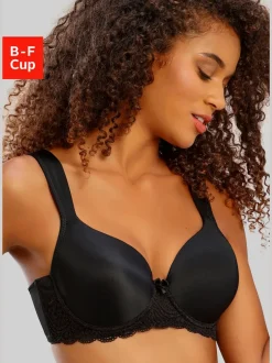 Soutien-gorge à coques avec bonnets préformés sans coutures rembourrés