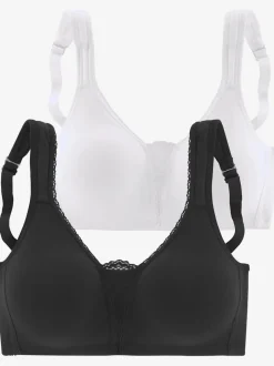 Soutien-gorge doux sans armatures, bonnets préformés sans couture
