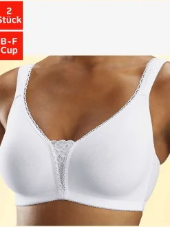 Soutien-gorge doux sans armatures, bonnets préformés sans couture
