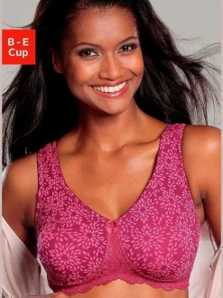 Soutien-gorge large soutien-gorge agréable à porter, sans armatures 100% coton