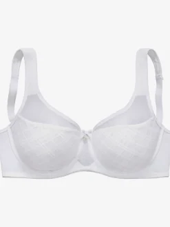 Soutien-gorge minimiseur tendance à armatures et joli accessoire au centre devant