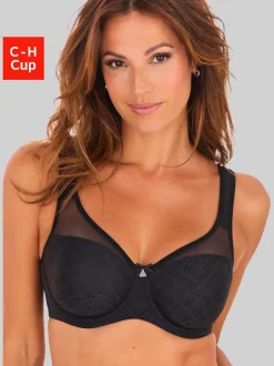 Soutien-gorge minimiseur tendance à armatures et joli accessoire au centre devant