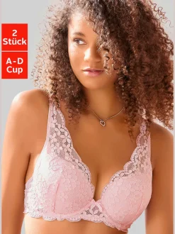 Soutien-gorge push-up lot séduisant de 2 soutiens-gorge push-up avec armatures