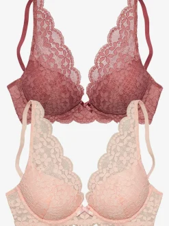 Soutien-gorge push-up lot séduisant de 2 soutiens-gorge push-up avec armatures