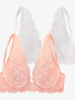 Soutien-gorge push-up lot séduisant de 2 soutiens-gorge push-up avec armatures