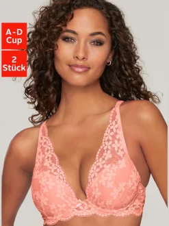 Soutien-gorge push-up lot séduisant de 2 soutiens-gorge push-up avec armatures