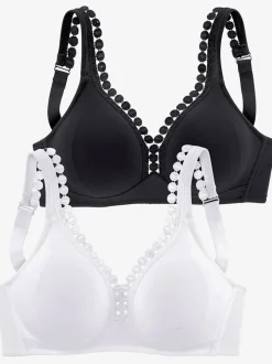 Soutien-gorge sans armatures en coton doux