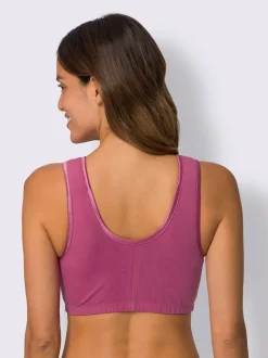 Soutien-gorge sans armatures à fermeture devant bon. c, d, e