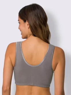 Soutien-gorge sans armatures à fermeture devant bon. c, d, e