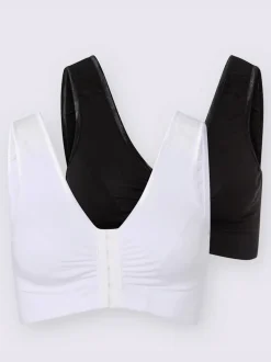 Soutien-gorge sans armatures à fermeture devant bon. c, d, e