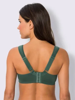 Soutien-gorge sans armatures motif jacquard