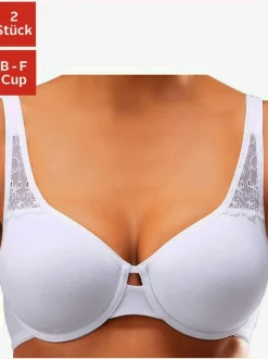 Soutien-gorge spécial t-shirt soutien-gorge à armatures en coton avec bonnets préformés sans coutures et sans garnissage