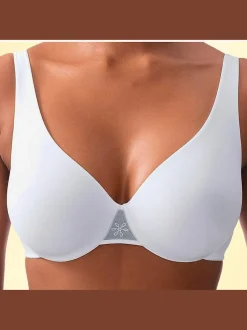 Soutien-gorge spécial t-shirt soutien-gorge à armatures et bonnets préformés sans couture en matière microtouch douce