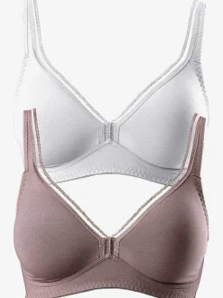 Soutien-gorge spécial t-shirt soutien-gorge confort petite fleur en coton doux