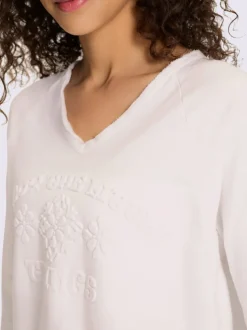 Sweatshirt bel effet grâce à l'aspect 3d