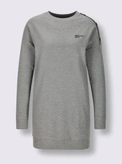 Sweatshirt coupe longue flatteuse