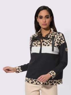 Sweatshirt mélange de modal doux