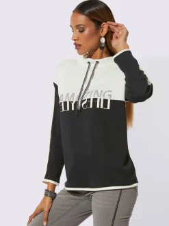 Sweatshirt mélange de modal doux