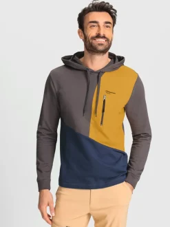 Sweatshirt poche poitrine à glissière