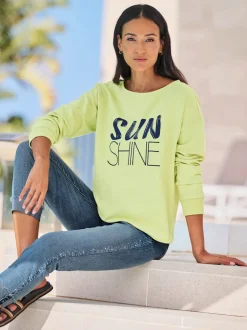 Sweatshirt pur coton
