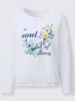 Sweatshirt pur coton