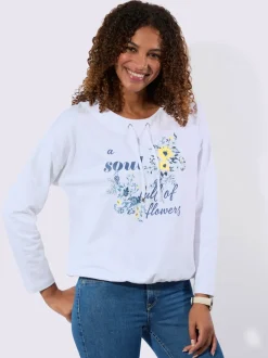 Sweatshirt pur coton