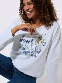 Sweatshirt pur coton