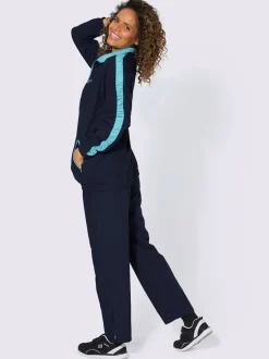 Tenue de loisirs fronces mode aux manches