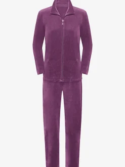 Tenue détente chandail en velours ras