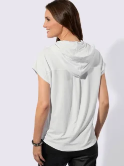 T-shirt à capuche qualité viscose douce