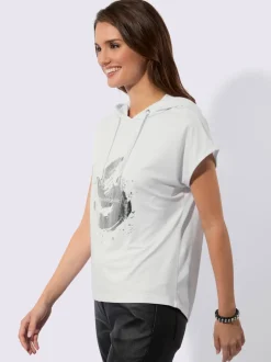T-shirt à capuche qualité viscose douce