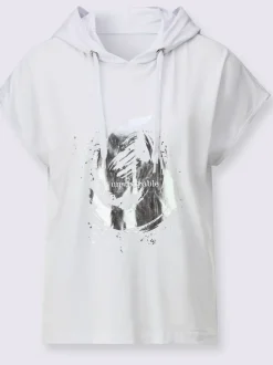T-shirt à capuche qualité viscose douce