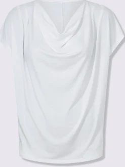 T-shirt à col bénitier entretien facile