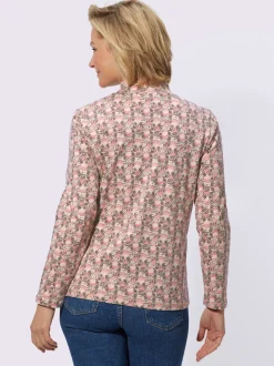 T-shirt à col montant 95% coton