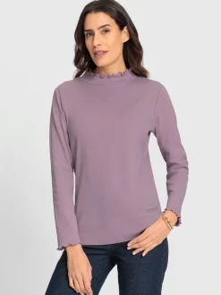 T-shirt à col montant qualité coton