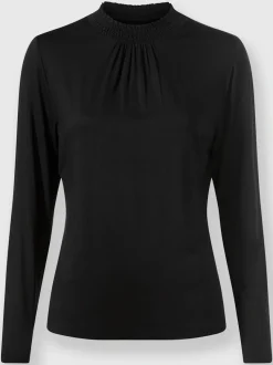 T-shirt à col montant qualité viscose douce