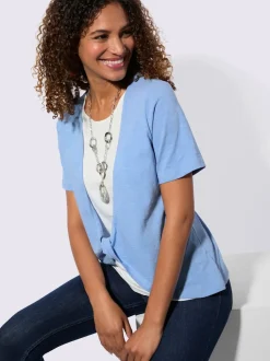 T-shirt 2 en 1 pur coton