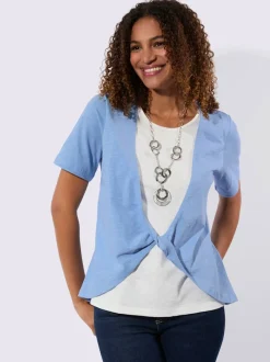 T-shirt 2 en 1 pur coton