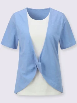 T-shirt 2 en 1 pur coton