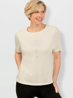 T-shirt à encolure ronde 50% modal