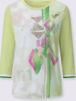 T-shirt à encolure ronde mélange de modal doux