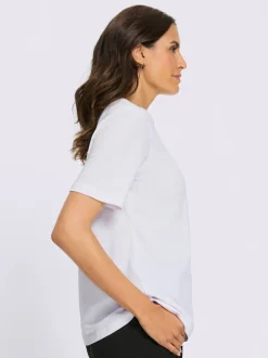 T-shirt à encolure ronde motif imprimé