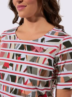 T-shirt à encolure ronde pur coton