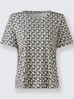 T-shirt à encolure ronde qualité jersey fluide et douce