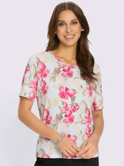 T-shirt à encolure ronde qualité viscose douce