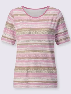 T-shirt à encolure ronde viscose