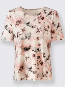 T-shirt à encolure ronde viscose